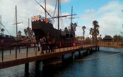 Visita a los Lugares Colombinos de la Residencia Gravemente Afectados El Cristo Roto